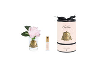 RMR46 | *NEW* Rose bud French Pink & Clear Glass