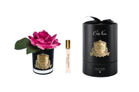 RMRB07 | *NEW* French Rose Magenta & Black Glass