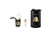 RMRB42 |*NEW*  Rose bud Blush & Black Glass