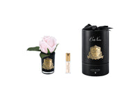 RMRB46 |*NEW* Rose bud French Pink & Black Glass