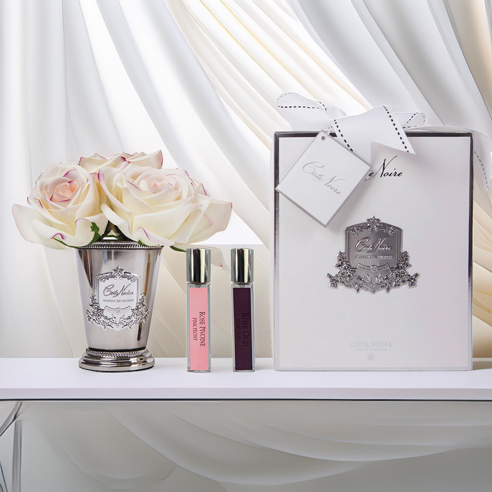 Cote Noire - Seven Rose Bouquet in Pink Blush - SMB02