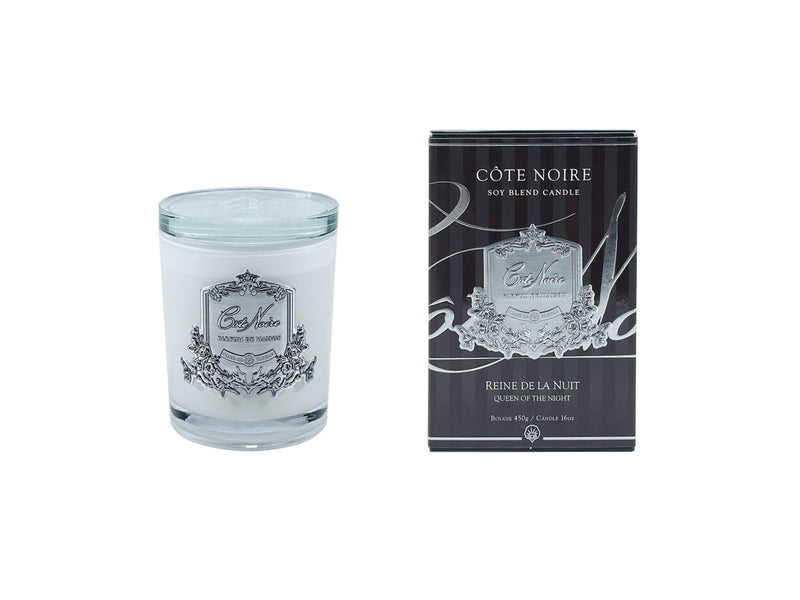 White Vessel Candle - Queen of the night - CSilver Badge