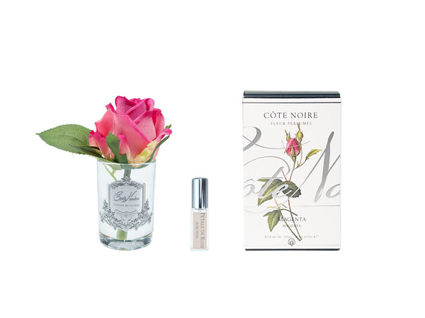PERFUMED NATURAL TOUCH ROSE BUD - CLEAR - MAGENTA - GMR47