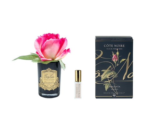 PERFUMED NATURAL TOUCH ROSE BUD - BLACK - MAGENTA - GMRB47