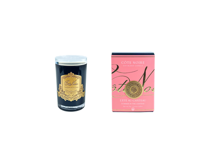 NEW Cote Noire Soy Blend Candle - Summer in the Chateau - Gold - Crystal Glass Lid