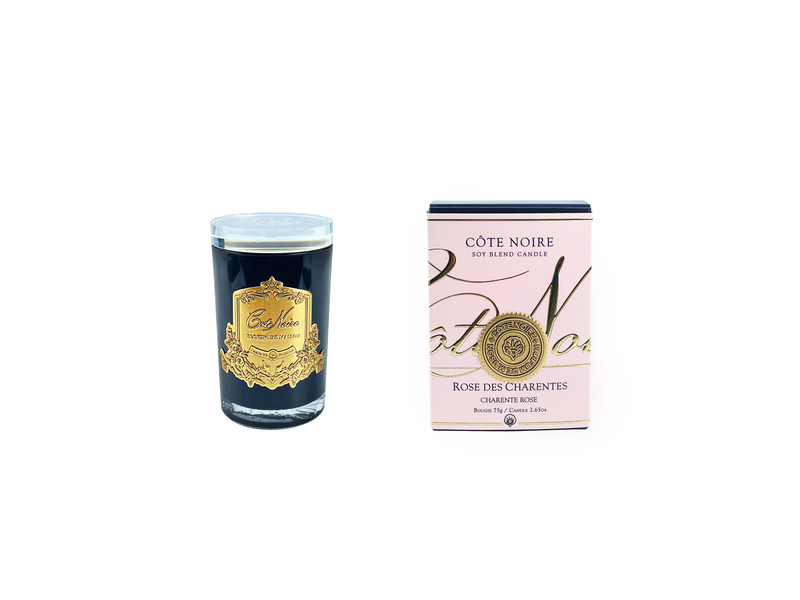 NEW Cote Noire  Soy Blend Candle - Charente Rose - Gold
