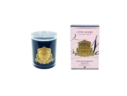 NEW Cote Noire  Soy Blend Candle - Charente Rose - Gold