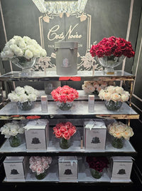 Centrepiece - Carmine Red Rose Buds & GOLD - CPRB04