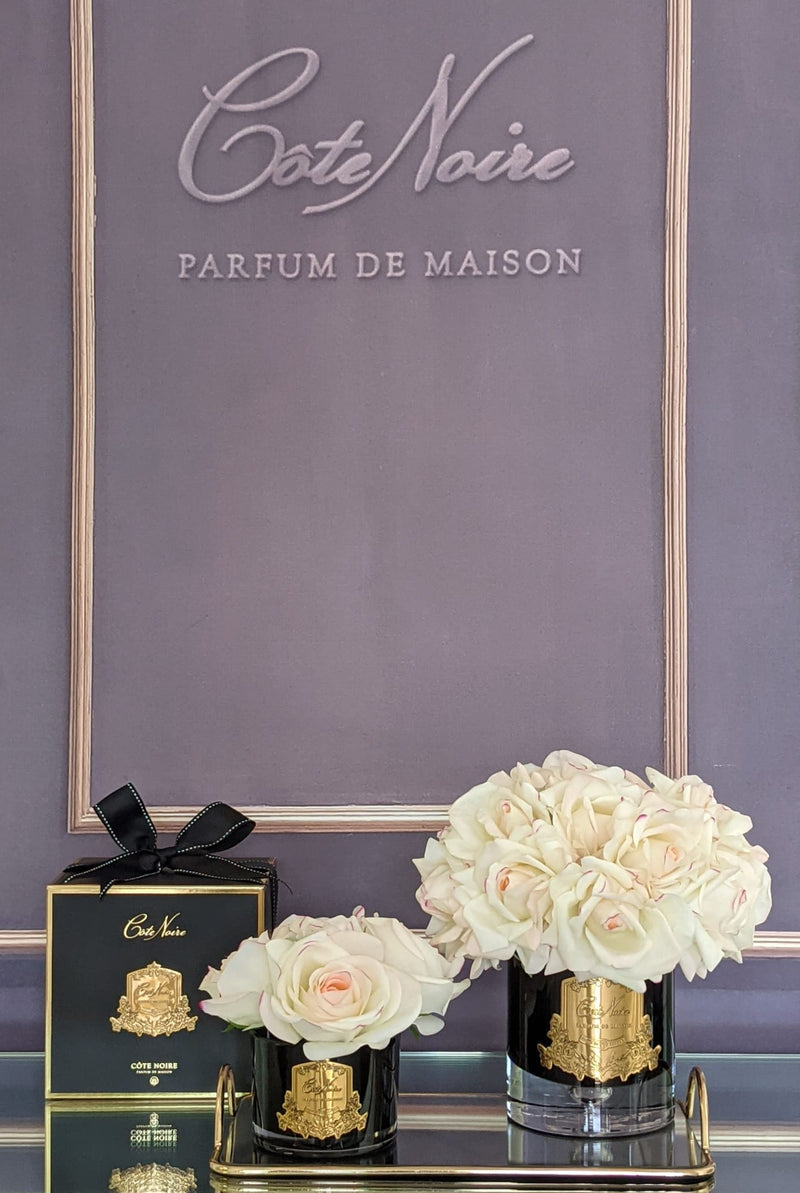 Luxury Grand Bouquet Dark Glass - Gold badge - Pink Plush - pink box - LTWB02
