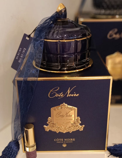 Art Deco Candle - Navy & Gold - Eau de Vie - GML45016