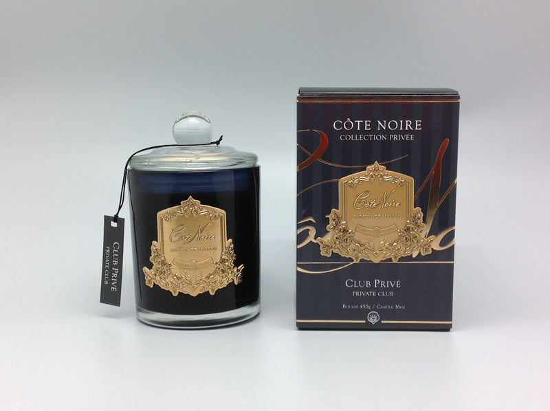 Cote Noire 450g Soy Blend Candle - Private Club - Gold - GML45025
