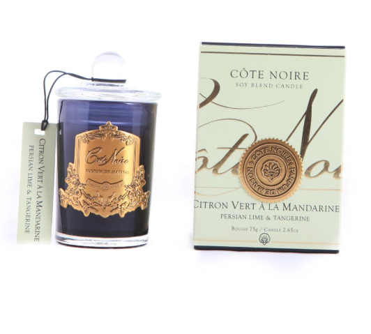 Cote Noire 75g Soy Blend Candle - Persian Lime & Tangerine - Gold - GML07522