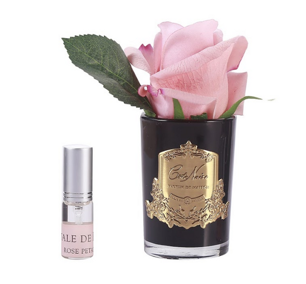 Cote Noire Perfumed Natural Touch Rose Bud - Black - White Peach - GMRB45