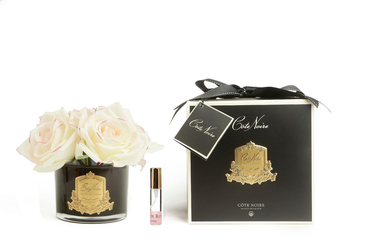 Cote Noire Perfumed Natural Touch 5 Roses - Black - Pink Blush - GMRB62