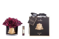 Cote Noire Perfumed Natural Touch 5 Roses - Black - Carmine Red - GMRB64