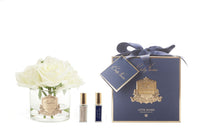 Cote Noire Perfumed Natural Touch 5 Roses - Clear & Gold Badge - Ivory White - GMR89