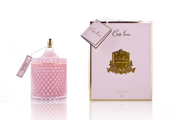 Grand Pink & Gold Art Deco Candle - Pink Champagne - GML45006