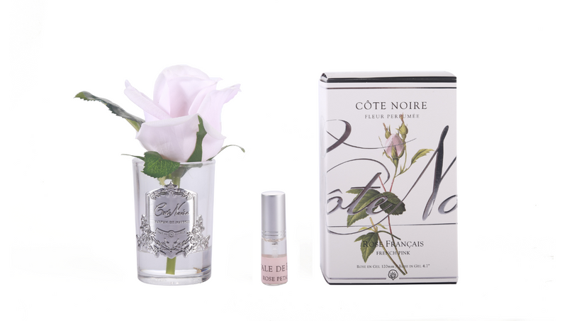 Cote Noire Perfumed Natural Touch Rose Bud - clear- French pink - GMR46
