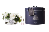 Cote Noire - Luxury Range Oval - Ivory White Roses - LOV01