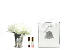Cote Noire - Seven Rose Bouquet in Ivory White - SMB01