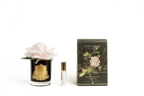 Cote Noire Perfumed Natural Touch Single Rose - Black - french pink - GMRB06